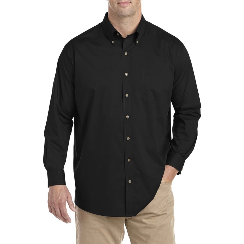 Harbor Bay Easy-Care Solid Sport Shirt